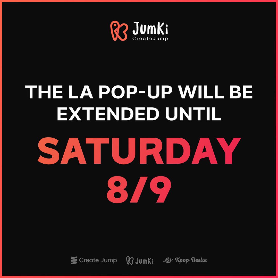 SEE YOU TODAY ATINY 🤭

Please read our Saturday Pop-Up Announcements! 

-Saturday will be for purchasing and picking up orders ONLY! we will NOT have the photoism booth available. 
-IN APP payments only will be accepted we will NOT have pay in store available. 

See you there!!