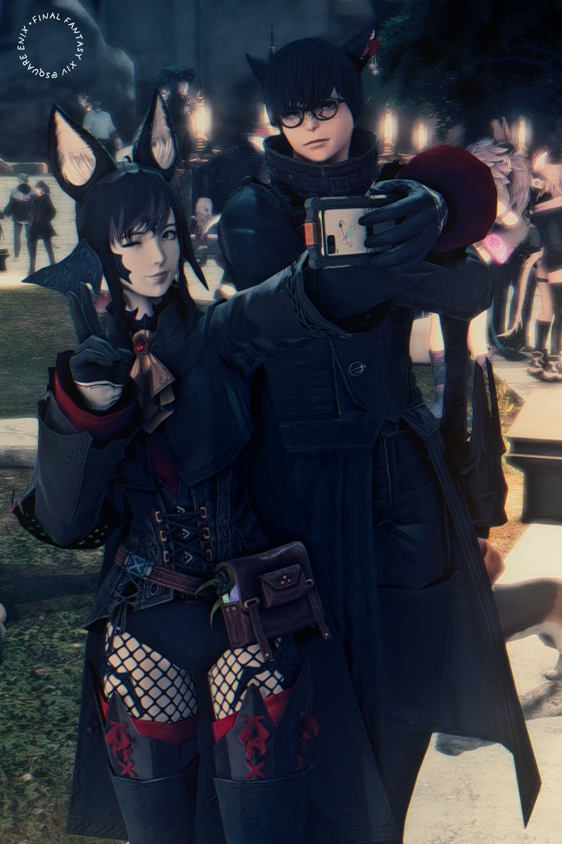 Just two Miqotes
<a href="/wulfskiffxiv/">Wulfski犬神</a> 
#FF14 #FFXIV #FF14SS