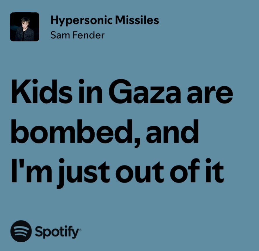 <a href="/samfendermusic/">Sam Fender</a> <a href="/GretaThunberg/">Greta Thunberg</a> to anyone saying he should stop talking politics and just sing his songs…