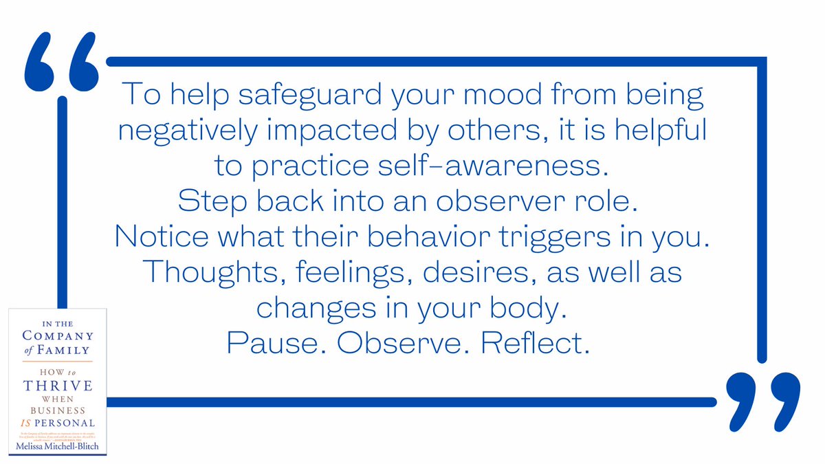 The choices of others can affect you, but they don't have to "infect you." Pause. Observe. Reflect. Then decide how you want to respond. #FamilyBusiness #FamBiz #intentional #families #boundaries #book