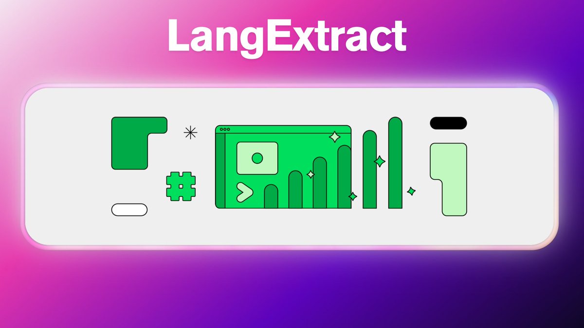 Samith1000's tweet image. Unlock the power of unstructured text with LangExtract! Our new open-source Python library empowers developers to programmatically extract the exact information they need. #LangExtract #InformationExtraction
Check : github.com/google/langext…