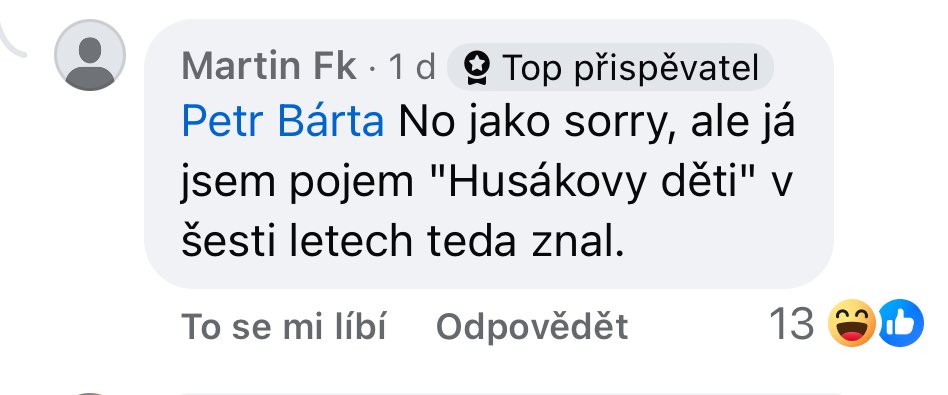 Syn bude mít za týden šest, budu muset prověřit znalosti.