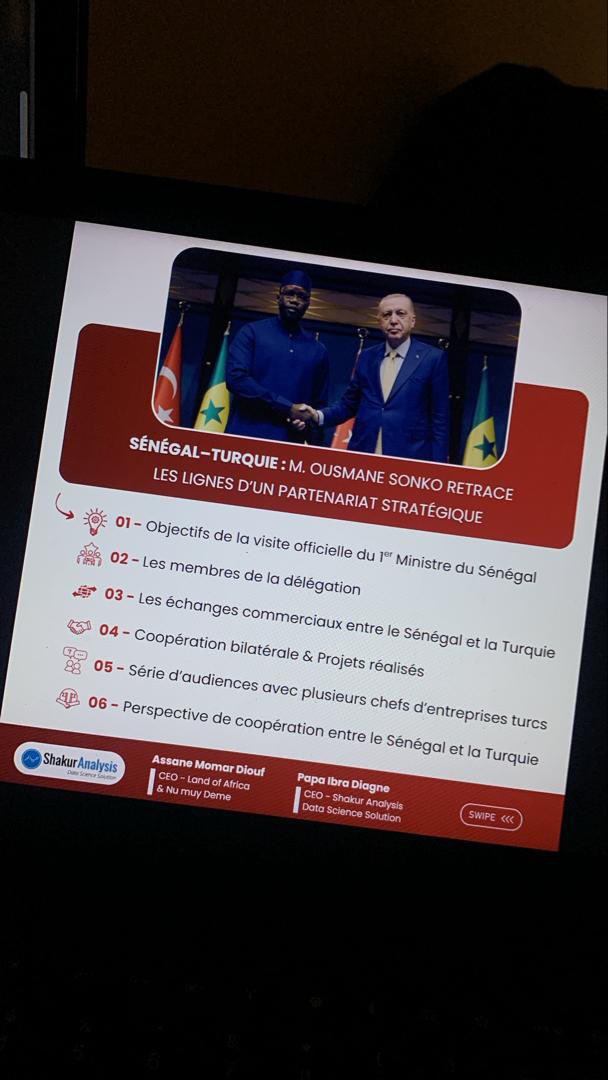 On arrive avec le résumé de visite du PM <a href="/SonkoOfficiel/">Ousmane Sonko</a> en Turquie 🇹🇷