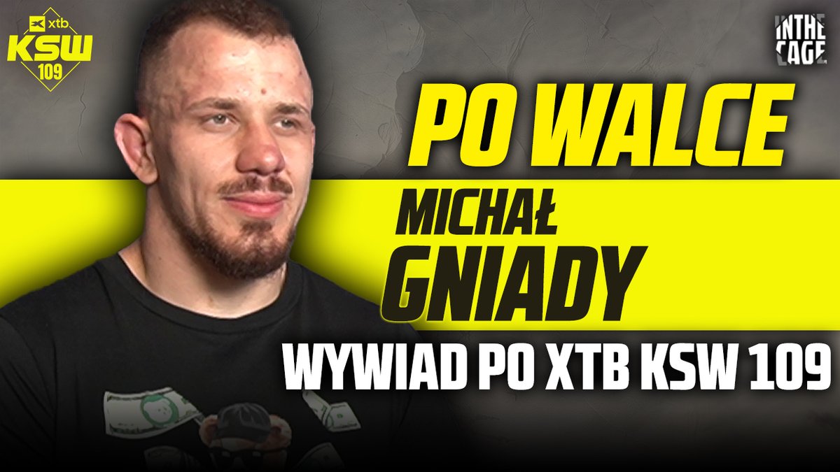 "Kokos nie spada z drzewa!" - Michał GNIADY po przegranej na XTB KSW 109 [WYWIAD] 🔗 youtube.com/watch?v=l8jPCY…

<a href="/KSW_MMA/">KSW</a> #KSW109 <a href="/Misiekkokos/">Michał Gniady</a> <a href="/FightUniq/">Uniq Fight Club</a>