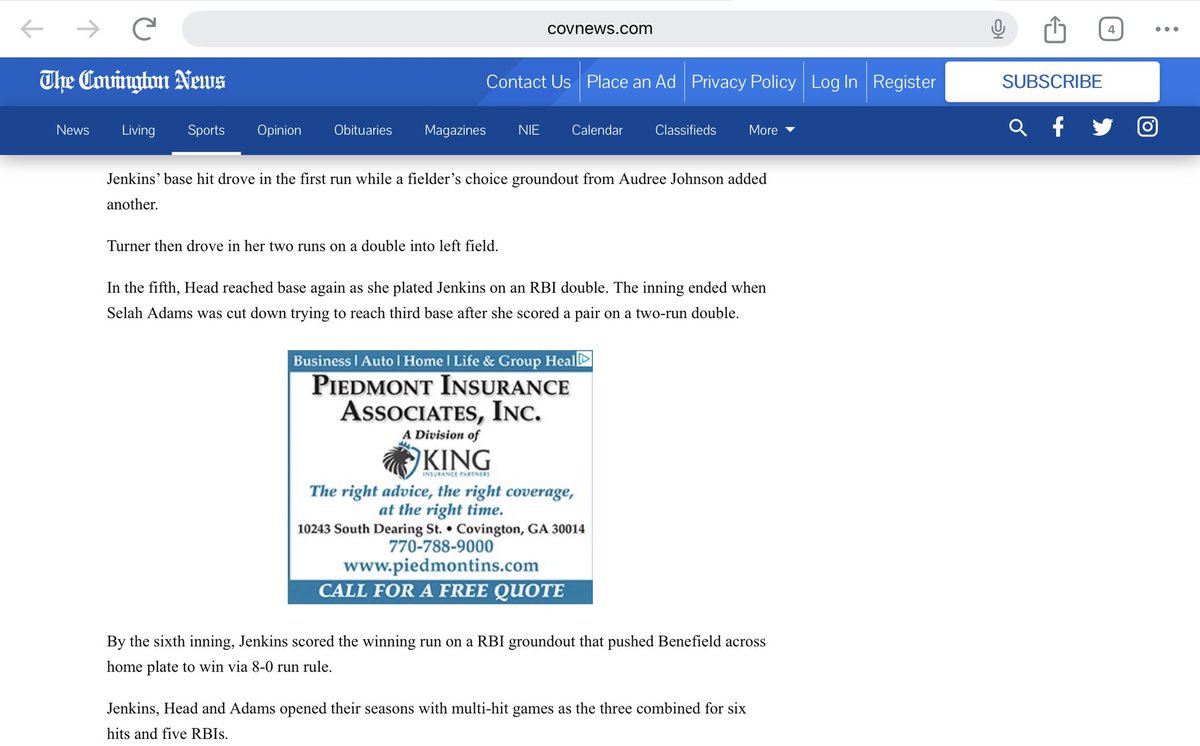Amazing way to start off my sophomore softball season, with a win against the newton rams! covnews.com/sports/social-… <a href="/2028MojoFP/">TN Mojo 2028 - Patterson</a> <a href="/SocialCircle_SB/">Social Circle Softball</a> <a href="/LegacyLegendsS1/">Legacy & Legends Softball</a> <a href="/IHartFastpitch/">I❤️Fastpitch</a> <a href="/ExtraInningSB/">EXTRA INNING SOFTBALL</a>