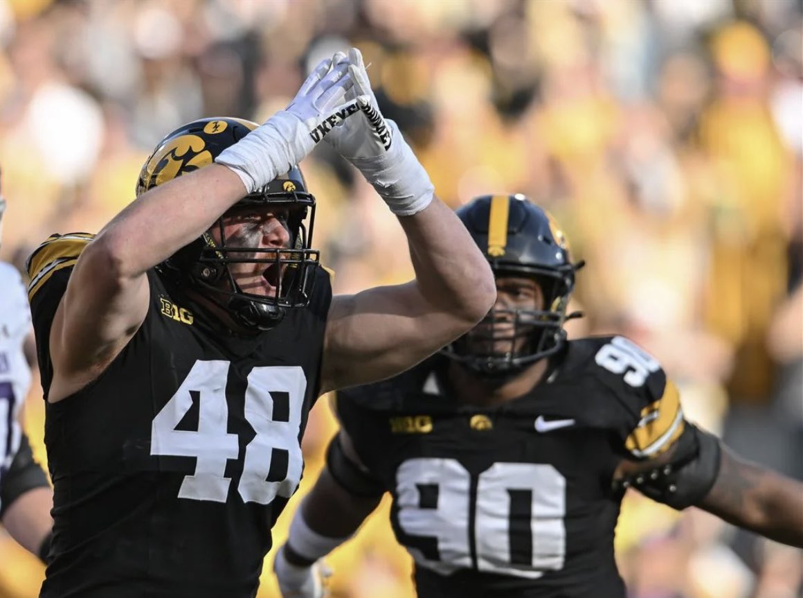 NFL Draft buzz (@draftnfl26) on Twitter photo Iowa EDGE Max Llewellyn (<a href="/maxllewellyn34/">Max Llewellyn</a>) brings the ideal length, relentless motor, and refined pass-rush arsenal. If he turns increased snaps into 10+ sacks in ’25, his stock could soar into Day 2 in ’26. High upside, solid floor. #NFLDraft #Hawkeyes Iowa EDGE Max Llewellyn (<a href="/maxllewellyn34/">Max Llewellyn</a>) brings the ideal length, relentless motor, and refined pass-rush arsenal. If he turns increased snaps into 10+ sacks in ’25, his stock could soar into Day 2 in ’26. High upside, solid floor. #NFLDraft #Hawkeyes