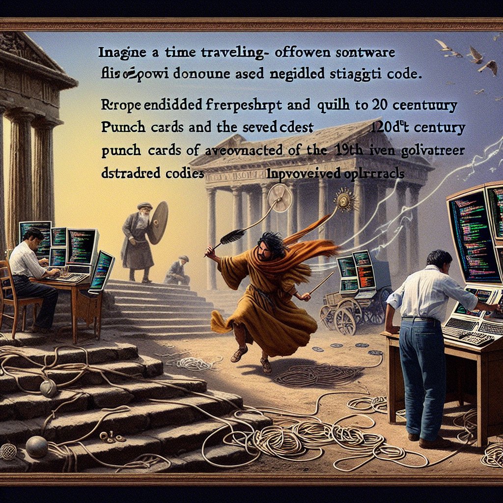 0xdevshm's tweet image. When you realize your spaghetti code has been around longer than you have... Time travel might be the only way to debug! 🕰️💻 #CodingChronicles #TechHumor