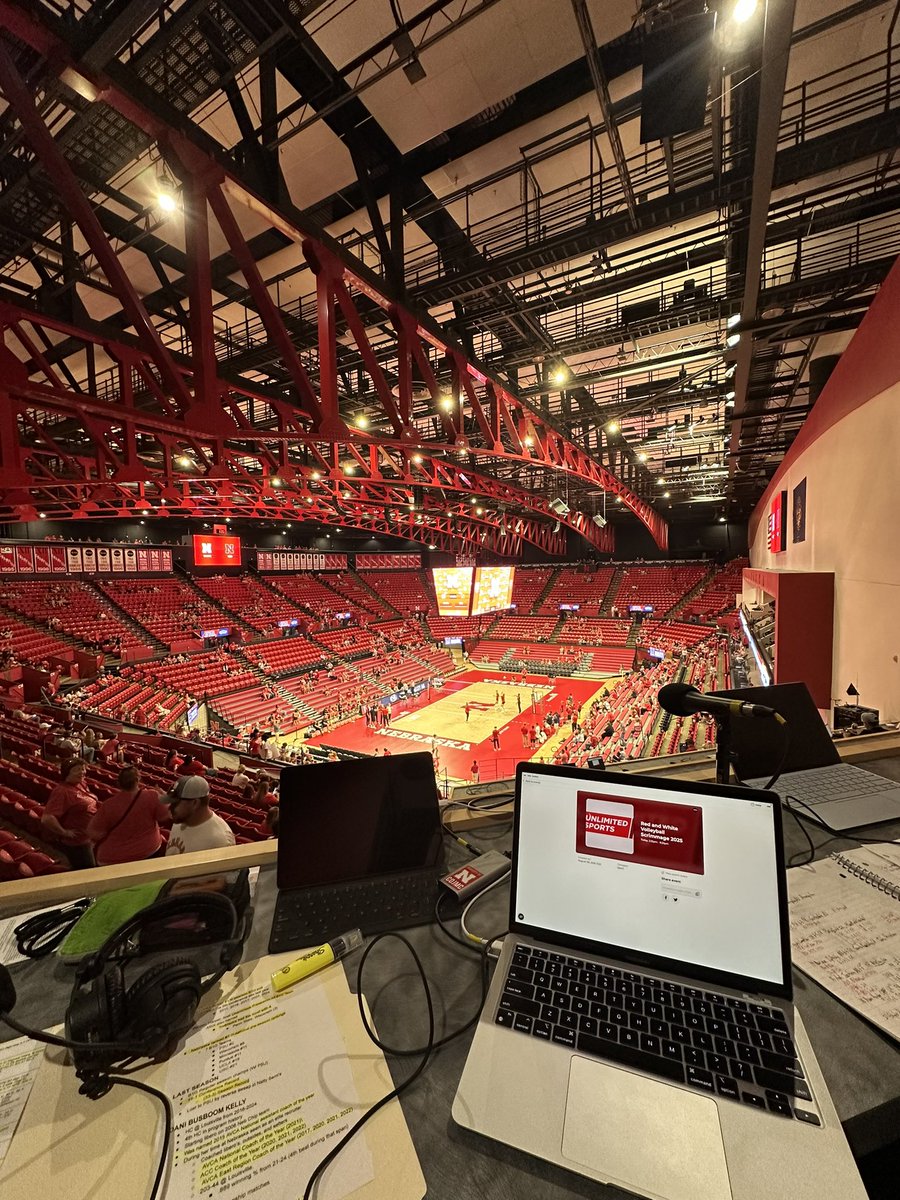 It’s volleyball season in Nebraska. Join Alex Duey at 2:25 pm CT for the annual Red  White scrimmage.

<a href="/Unl_CoJMC/">UNL CoJMC</a> 

unl-cojmc.mixlr.com/events/4454859