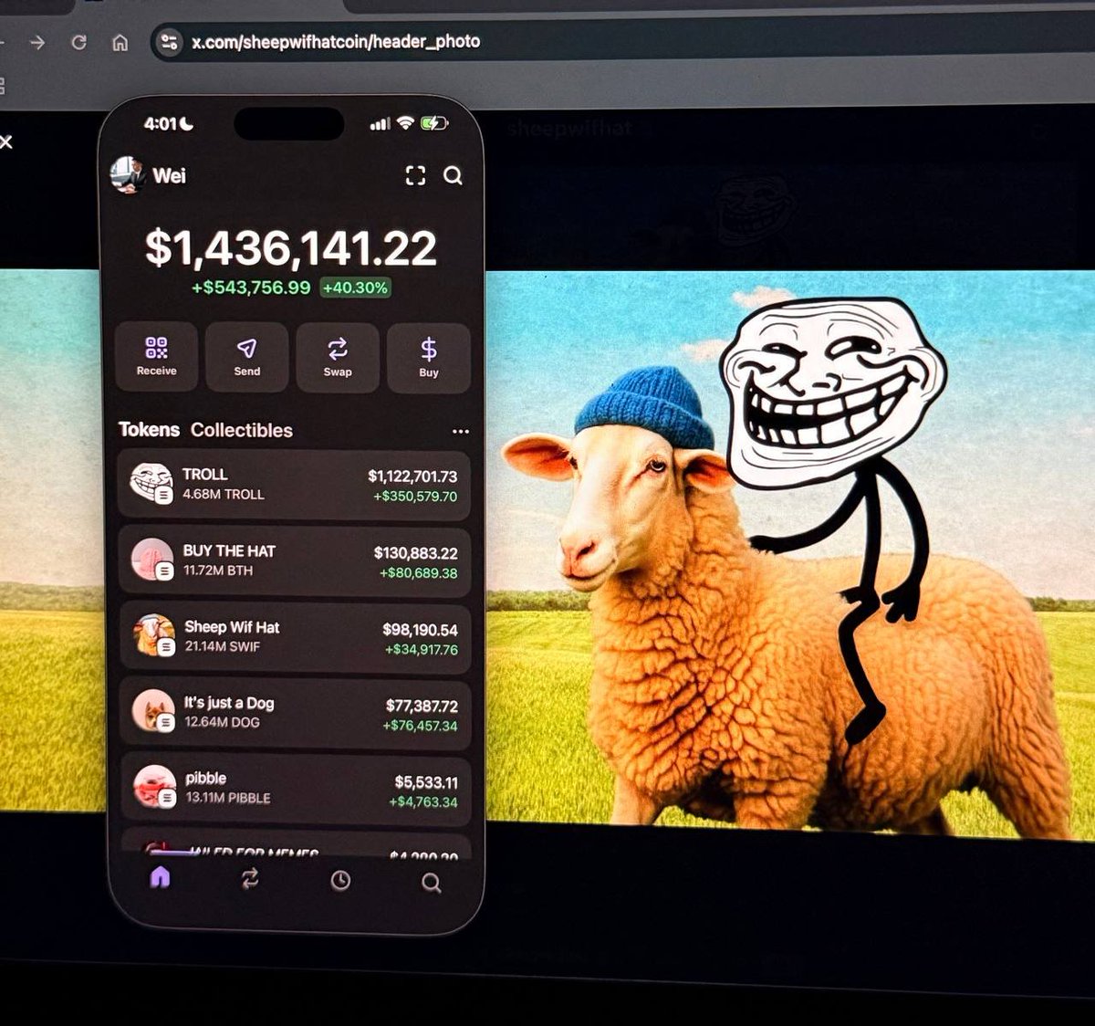 antmillionsbot's tweet image. **k!! Just made $1,000,000 and I’m giving away 100 $SOL

I will be helping 10 of you guys (10 SOL) per each. It can be used to buy your first memecoin or to buy your first Crypto.

Just RETWEET, drop your ADDRESS and make sure you’re a FOLLOWER.

Let’s go fam 🤎