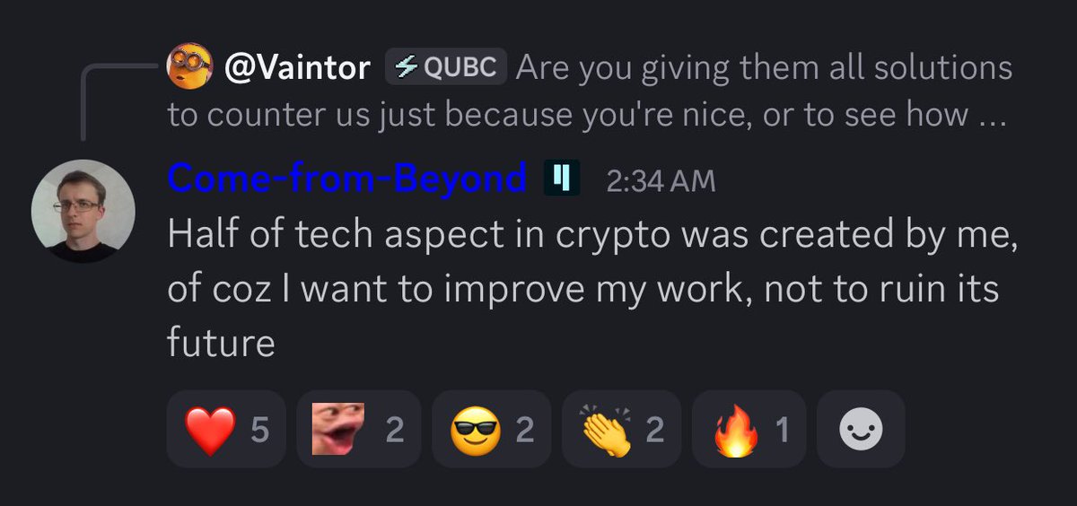 Imagine still fading $QUBIC