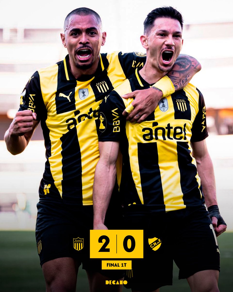 ⏯️ FINAL DEL PRIMER TIEMPO. 

#VamosCarbonero 🟡⚫️ <a href="/LigaAUF/">Liga AUF Uruguaya</a>