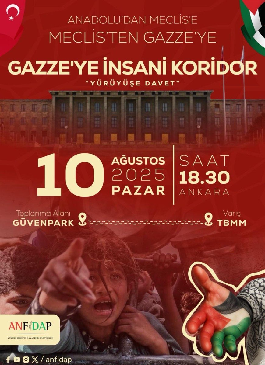 Ayhan Sefer ÜSTÜN (@ayhanseferustun) on Twitter photo Yarın Gazze için Güvenpark’tayız… Yarın Gazze için Güvenpark’tayız…