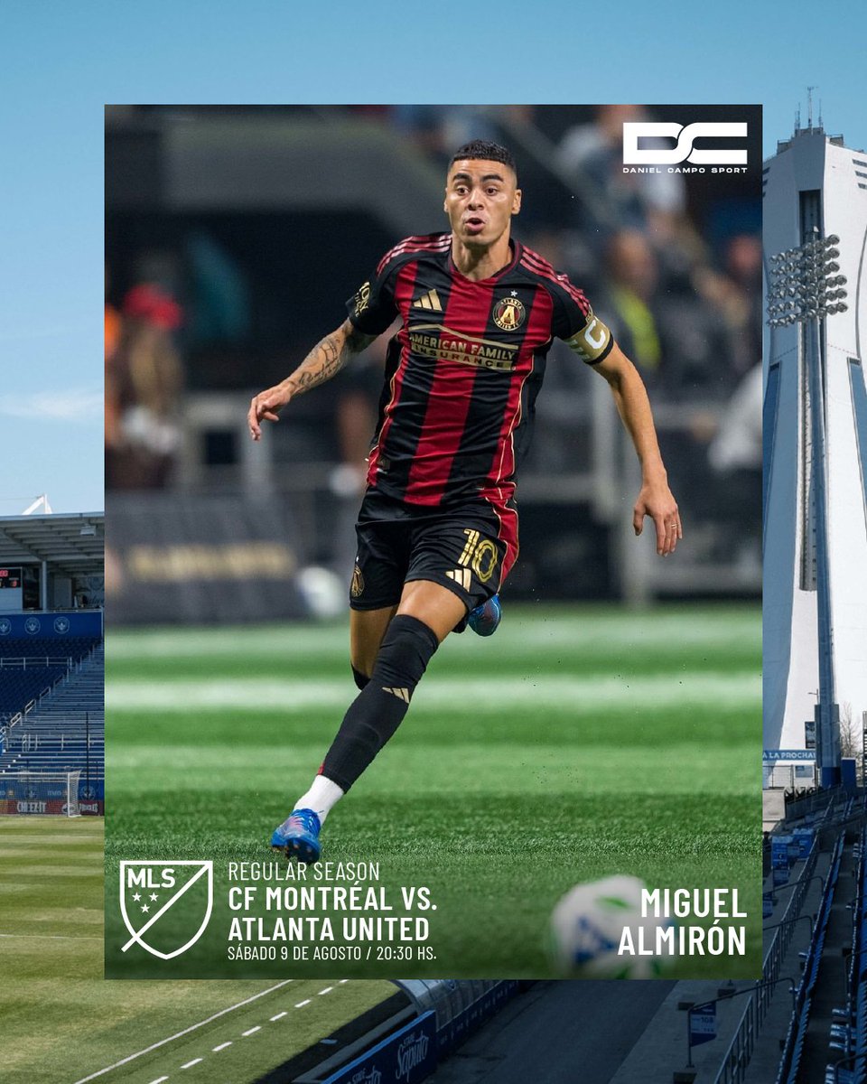 MIGUEL ALMIRÓN jugador #DCSport del <a href="/ATLUTD/">Atlanta United FC</a> se enfrenta al <a href="/cfmontreal/">CF Montréal</a> por la <a href="/MLS/">Major League Soccer</a>.
.
.
.
.
#JugadorDCSport