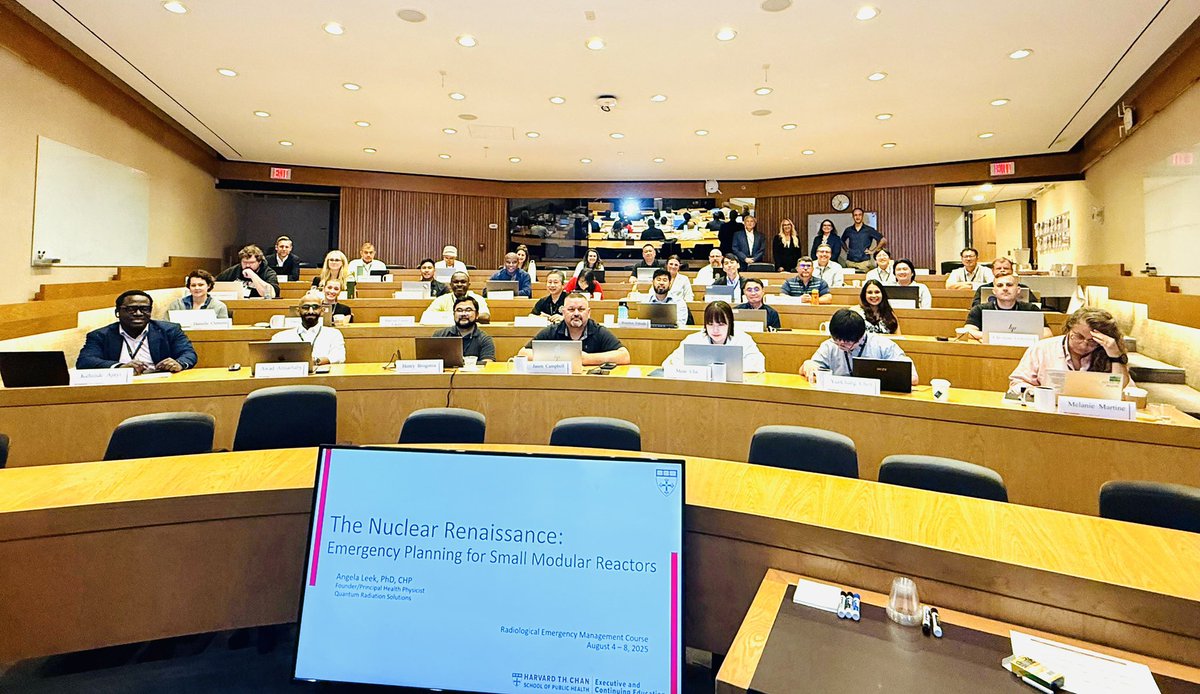 Mph_Awad's tweet image. يسعدني مشاركتكم باجتياز برنامج إدارة الطوارئ الإشعاعية من جامعة هارفرد🇺🇸

اللهم علمنا ماينفعنا وانفعنا بما علمتنا. 🇸🇦🇸🇦

Happy to share that we have successfully completed the Radiological Emergency Management program at @Harvard University! 
@HarvardChanSPH