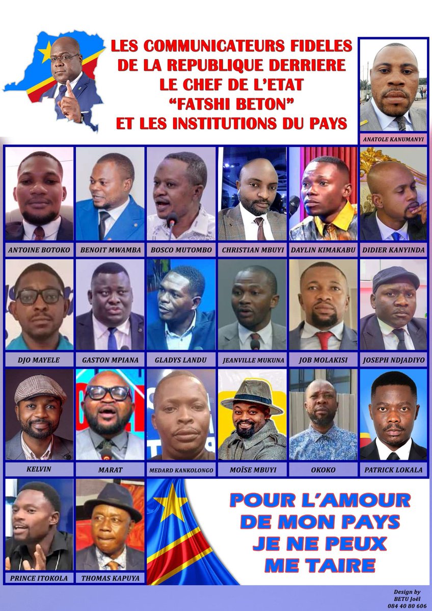 boscomutom1567's tweet image. Bosco MUTOMBO le vaccinologue politico-juridique congolais demande aux communicateurs fidèles de la République de soutenir le chef de l&apos;Etat FATSHI BETON  en rapport avec le  nouveau gouvernement. La fidélité payera un jour. Il y a aussi la mandature publique. Amour du pays tjrs.