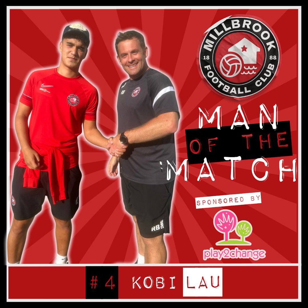 MillbrookAFC's tweet image. No brainer for our MoM today. Stepped up from our reserves to start in the centre of defence and was immense!

Well done Kobi!