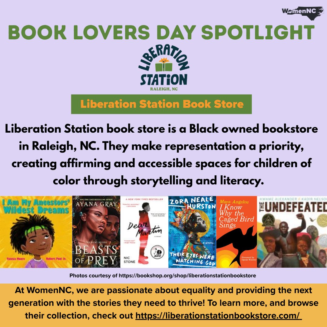 📚✨ Books shape how we see the world—and how the world sees us. At Liberation Station Bookstore, every title is chosen with intention, care, and a deep commitment to representation. 

Support the mission. Share the story. Stock your shelves with purpose!

#bookloversday