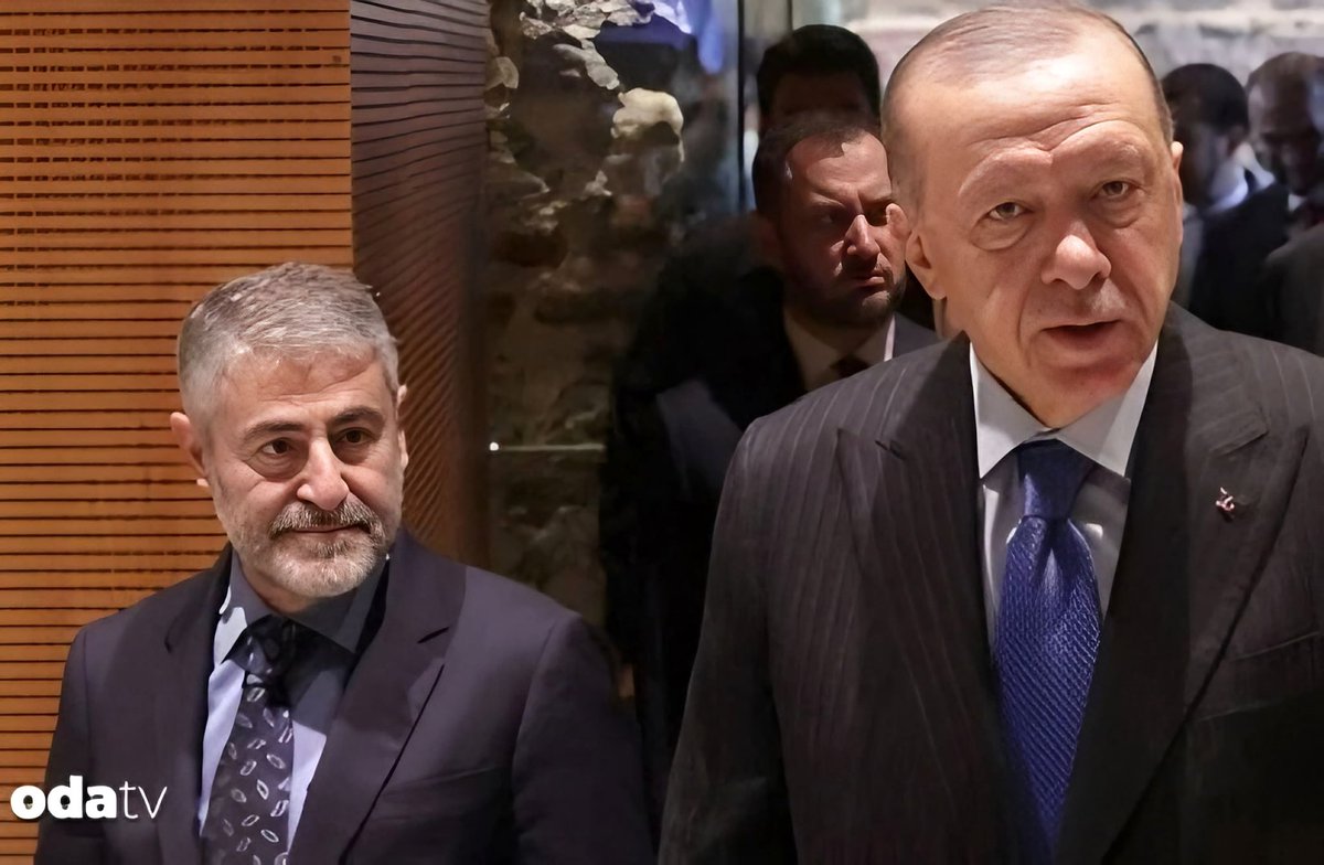 Erdoğan, Nureddin Nebati ile Dolmabahçe Ofisi’nde 1,5 saatlik bir görüşme yaptı. (Oda TV)