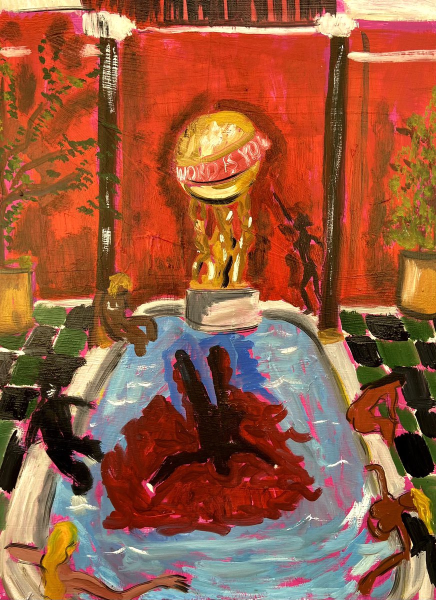 Início,óleo em tela