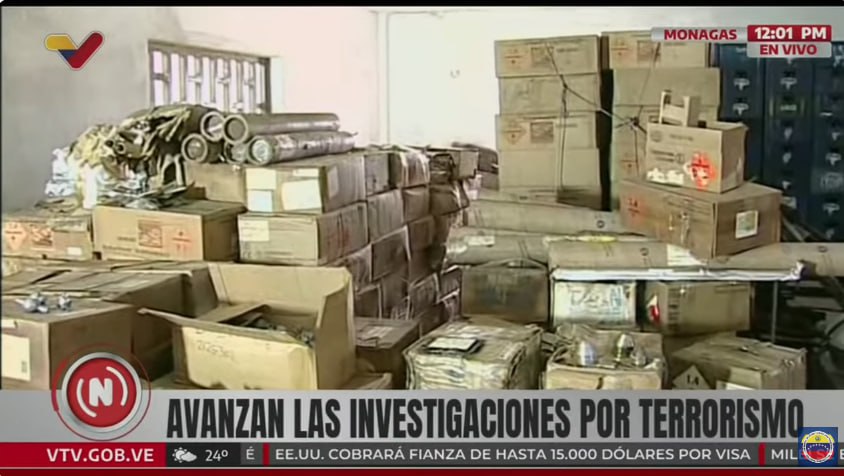 ACA EN CONFIANZA (@acaenconfianza) on Twitter photo La incautación es parte de una estrategia más amplia contra el terrorismo y el crimen organizado.
<a href="/dcabellor/">Diosdado Cabello R</a> condena cualquier intento de desestabilizar el país mediante la violencia. Se están realizando investigaciones para identificar a implicados. #ConMaduroYDiosdadoMeResteo La incautación es parte de una estrategia más amplia contra el terrorismo y el crimen organizado.
<a href="/dcabellor/">Diosdado Cabello R</a> condena cualquier intento de desestabilizar el país mediante la violencia. Se están realizando investigaciones para identificar a implicados. #ConMaduroYDiosdadoMeResteo