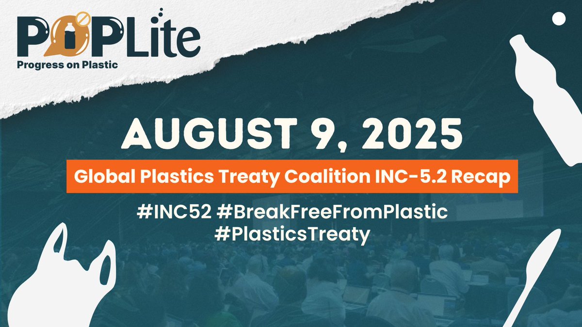 Day Five of the Global #PlasticsTreaty negotiations are upon us. 

The delegate from #Fiji today: "To break free from plastic, we must break free from brackets." 🎤⬇️ 

Here's #BreakFreeFromPlastic's breakdown of highs ✅ &amp; lows ❌ from the day: breakfreefromplastic.org/poplite/