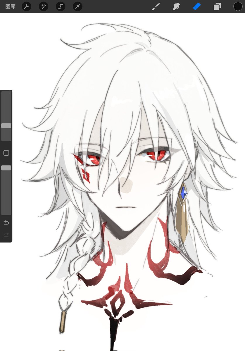 还没画完但是偷偷PO一下！