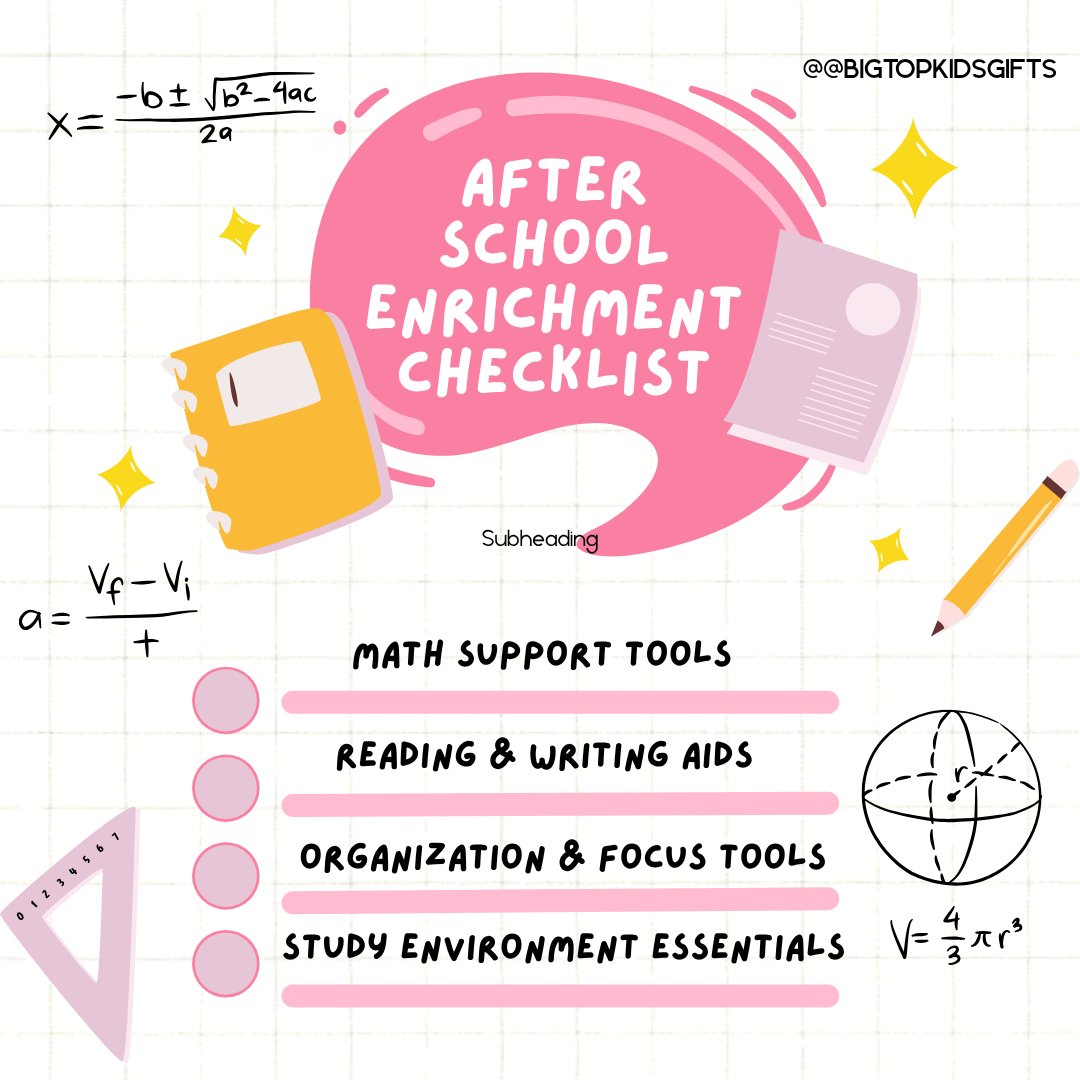 bigtopkidsgifts's tweet image. Must-Have Enrichment Tools for Back-to-School Success 📚✏️ Transform homework battles into smooth study sessions with these parent-approved tools that make learning easier! 🛍️bigtopkidsgifts.com/landing-page-t…  #HomeworkHelpers #StudyTools #ParentingTips #affiliate&quot;