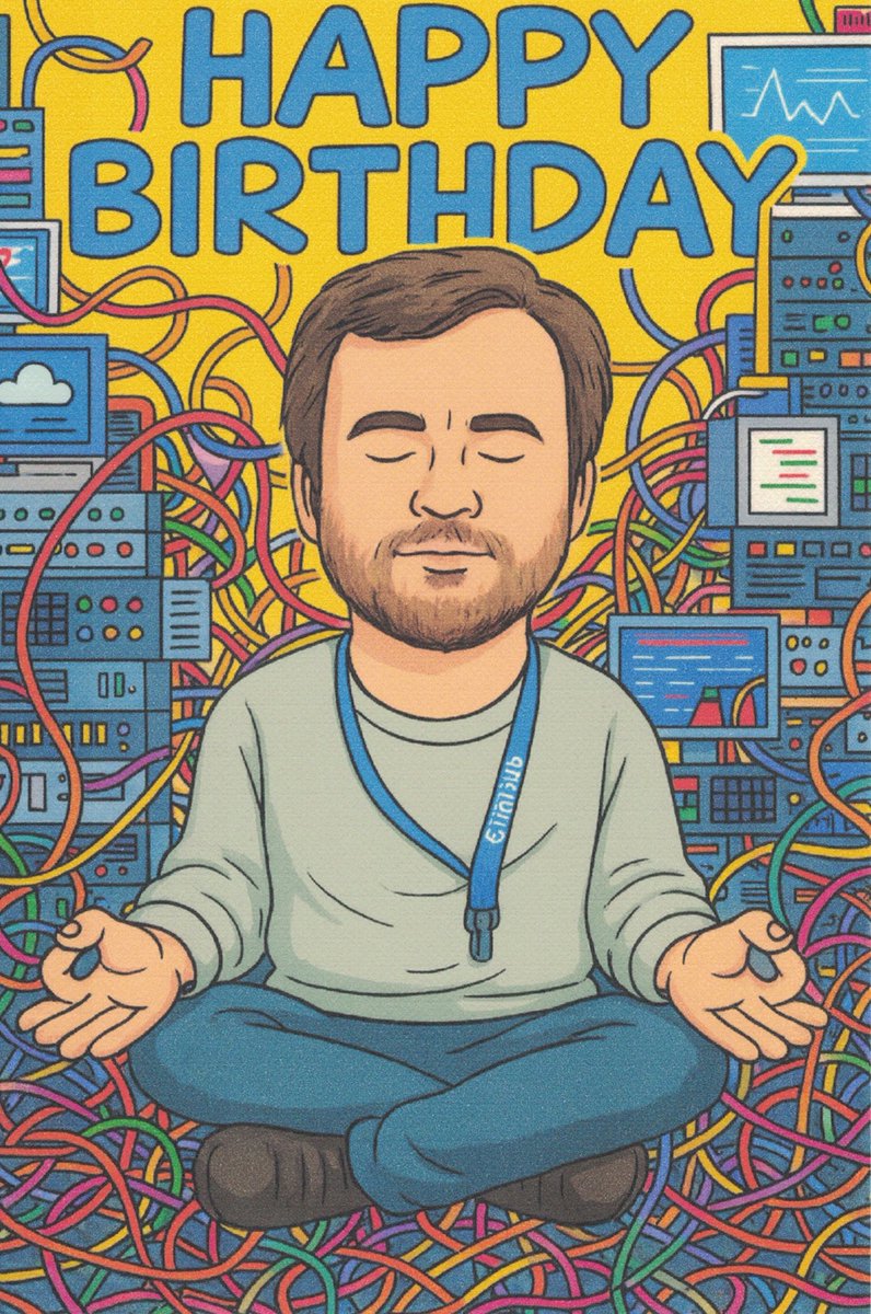 Before I go on vacation, I wanted to share this birthday card I got last month. Stay calm and carry on, #DevOps folks. See you in a couple of weeks...