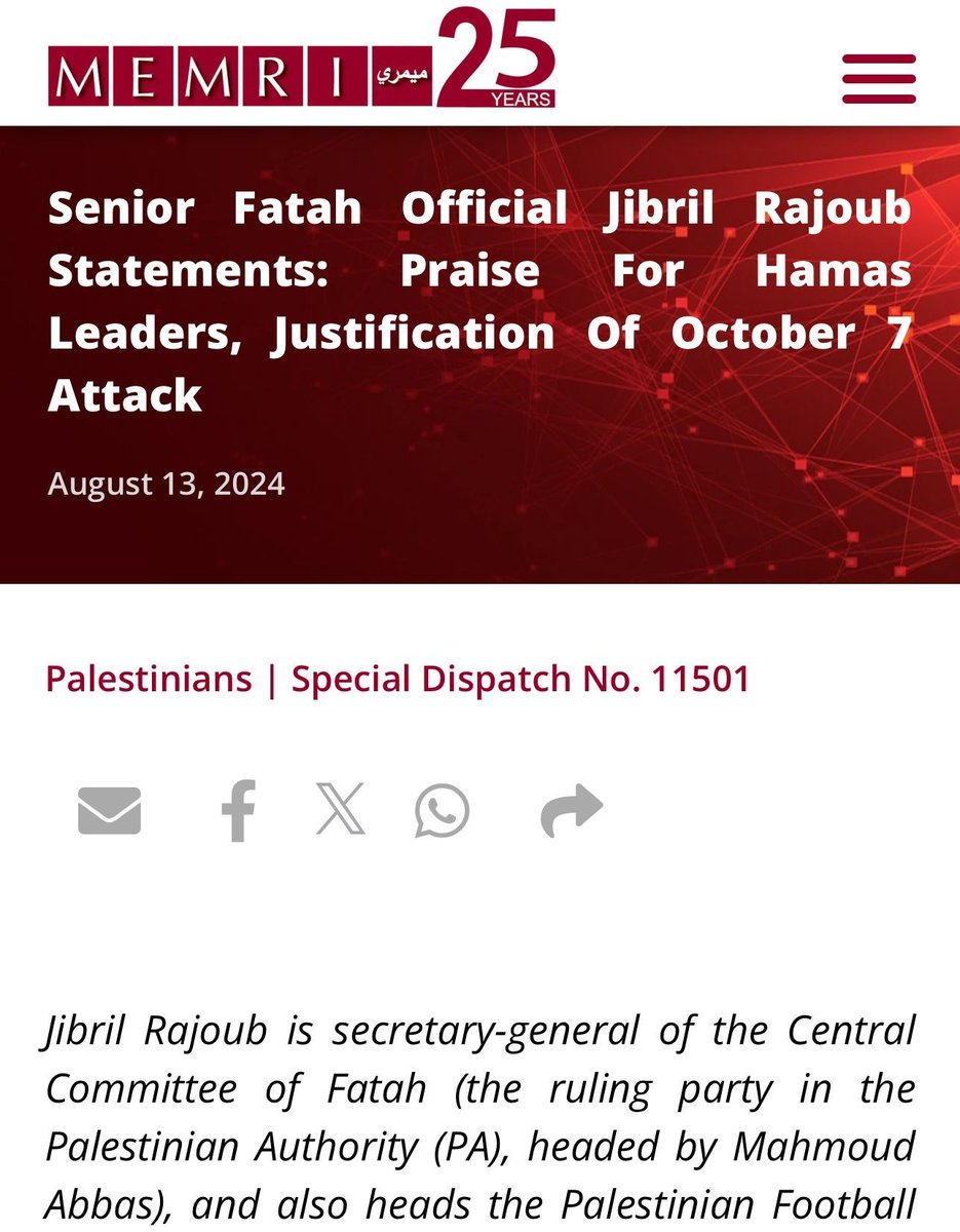 Max ๐ (@maxnordau) on Twitter photo <a href="/MoSalah/">Mohamed Salah</a> The source for "Israel did it" is a guy who praised Hamas's October 7 genocidal attack.
I'd wait for a more reliable source. <a href="/MoSalah/">Mohamed Salah</a> The source for "Israel did it" is a guy who praised Hamas's October 7 genocidal attack.
I'd wait for a more reliable source.