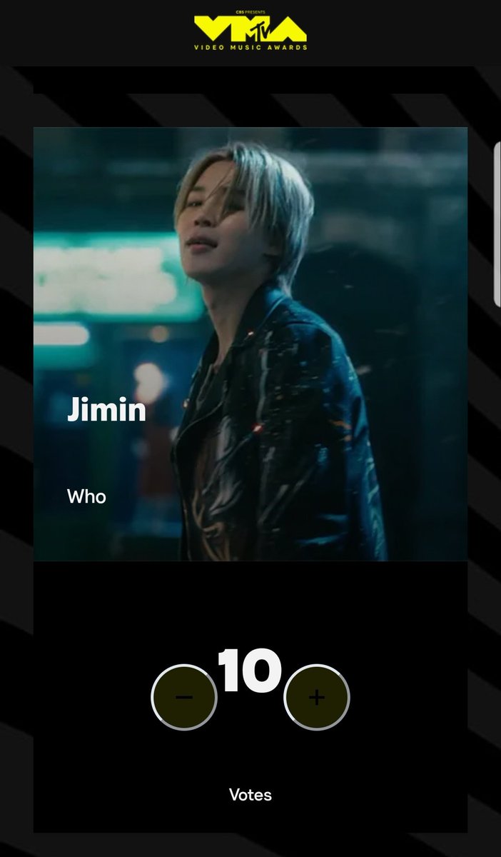 Don't forget your daily #VMA vote for JIMIN !!!!

mtv.com/event/vma/vote…