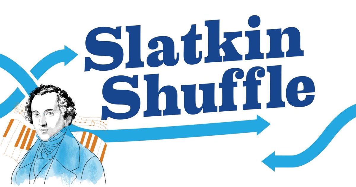 Listen to the Slatkin Shuffle this afternoon at 3pm CT. This week: The Mendelssohn  Shuffle
.
Tune in at 107.3FM or 96.3HD2, stream online at classic1073.org,📱with the Classic 107.3 app, on audacy.com, or wherever else you find your radio content.