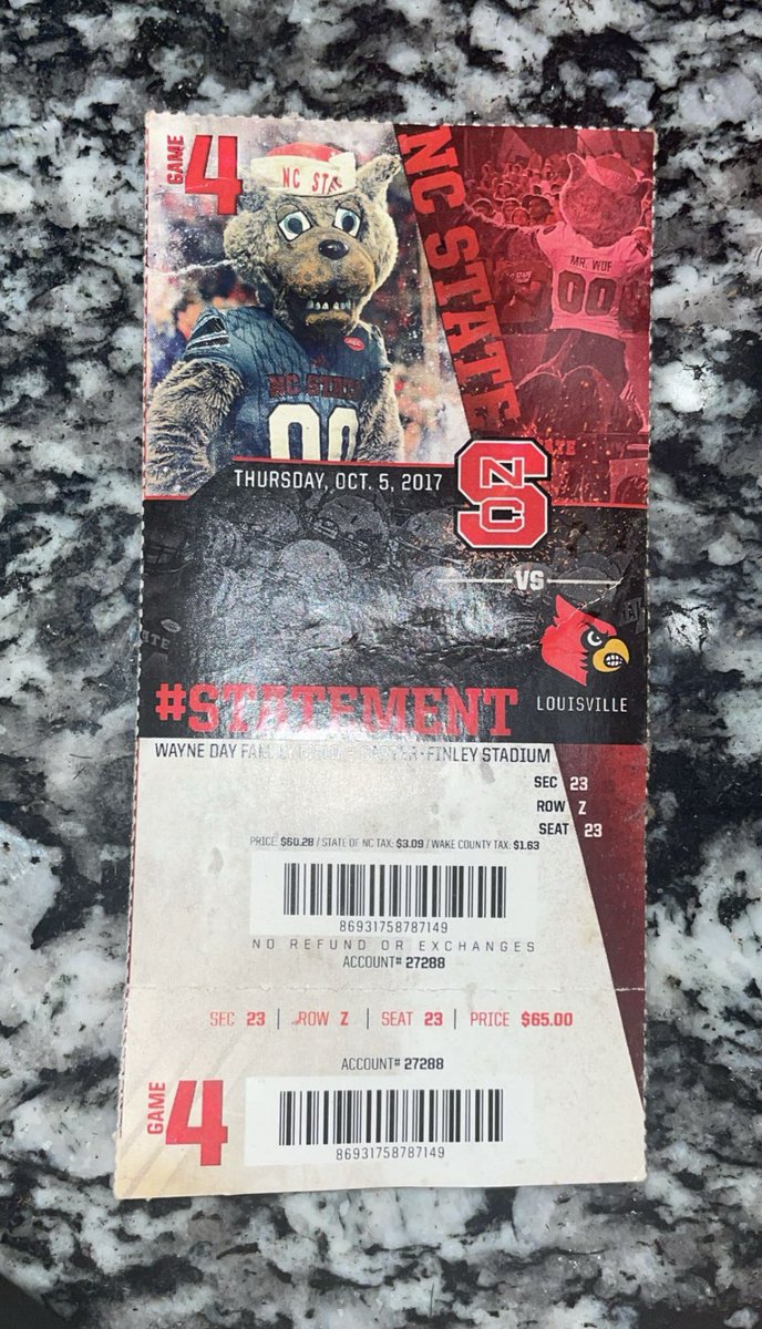 Best game I’ve ever been to. Good times man.