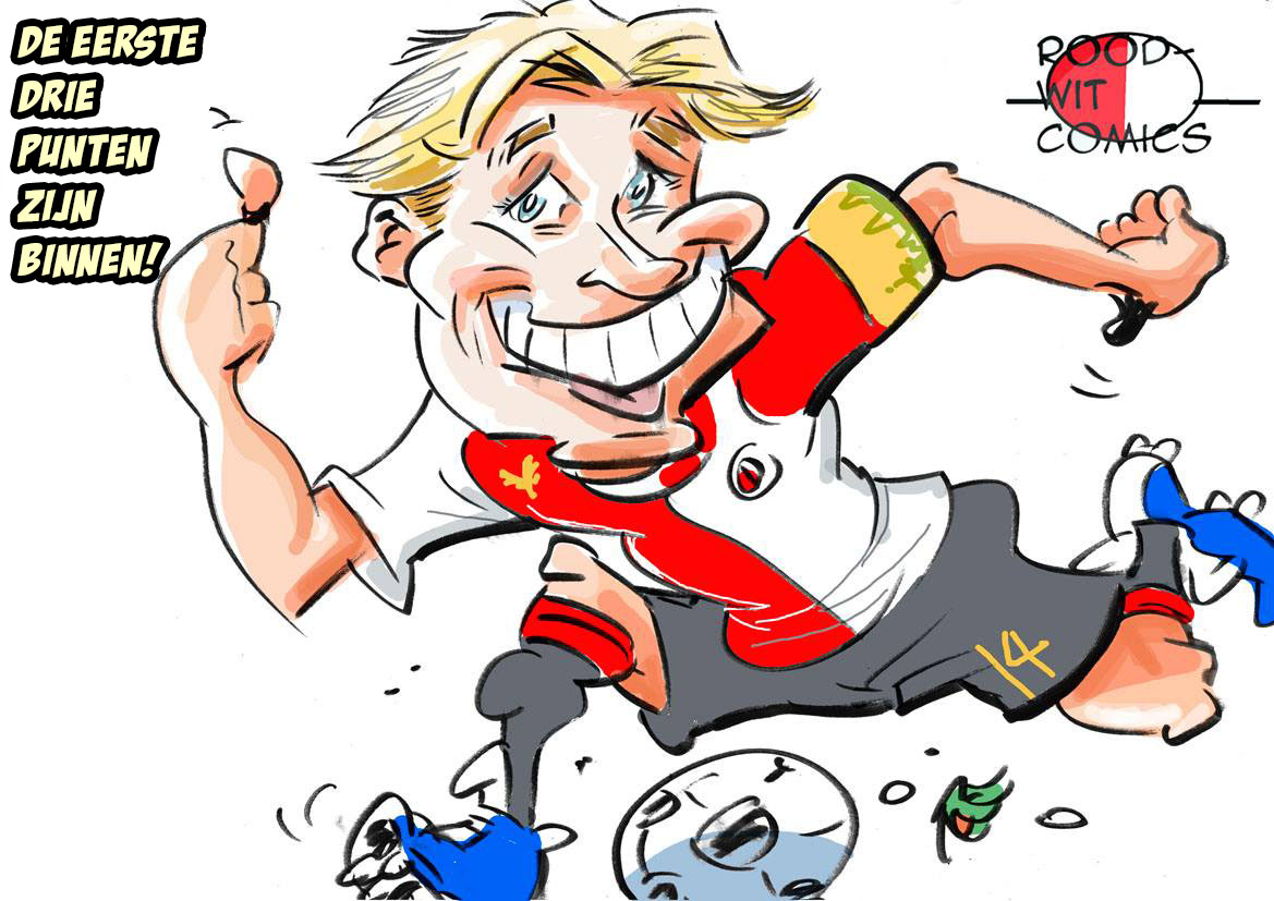 De eerste drie punten zijn binnen!
#feyenoord #Eredivisie #cartoon

volg onze pagina!