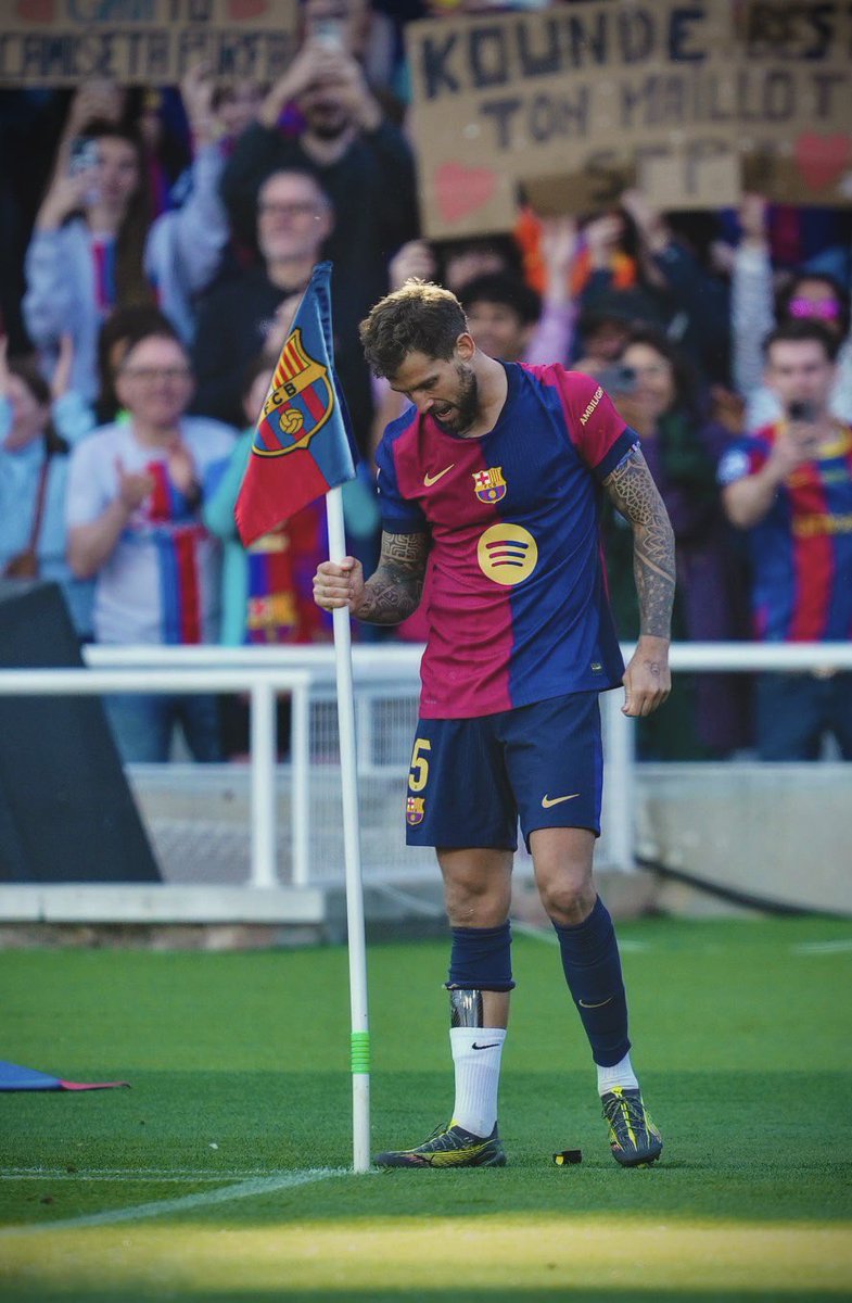 This guy>>>>>

Felt like he had played for <a href="/FCBarcelona/">FC Barcelona</a> for over 10 seasons. 

We're going to miss him.