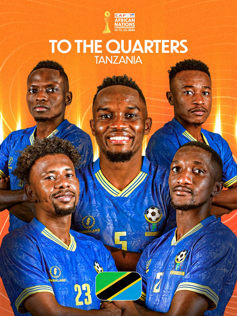 🇹🇿✅

Taifa Stars off to the quarterfinals! 🔥

Purchase your #TotalEnergiesCHAN2024 tickets here 👉 shorturl.at/h8NMe
