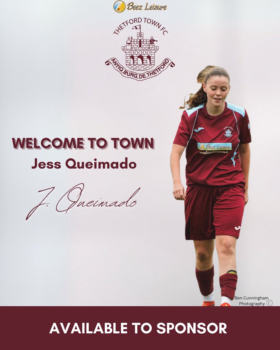 Thetford Town Ladies (@tt_ladiesfc) on Twitter photo π’ π΅ππ πΊππππππ π’
Welcome Jess Queimado to Town!
Another great addition to an already talented team, Jess does the simple things well and works hard for the badge. With her commitment and determination, she has a bright future ahead here at Town.
πΈ Ben Cunningham π’ π΅ππ πΊππππππ π’
Welcome Jess Queimado to Town!
Another great addition to an already talented team, Jess does the simple things well and works hard for the badge. With her commitment and determination, she has a bright future ahead here at Town.
πΈ Ben Cunningham
