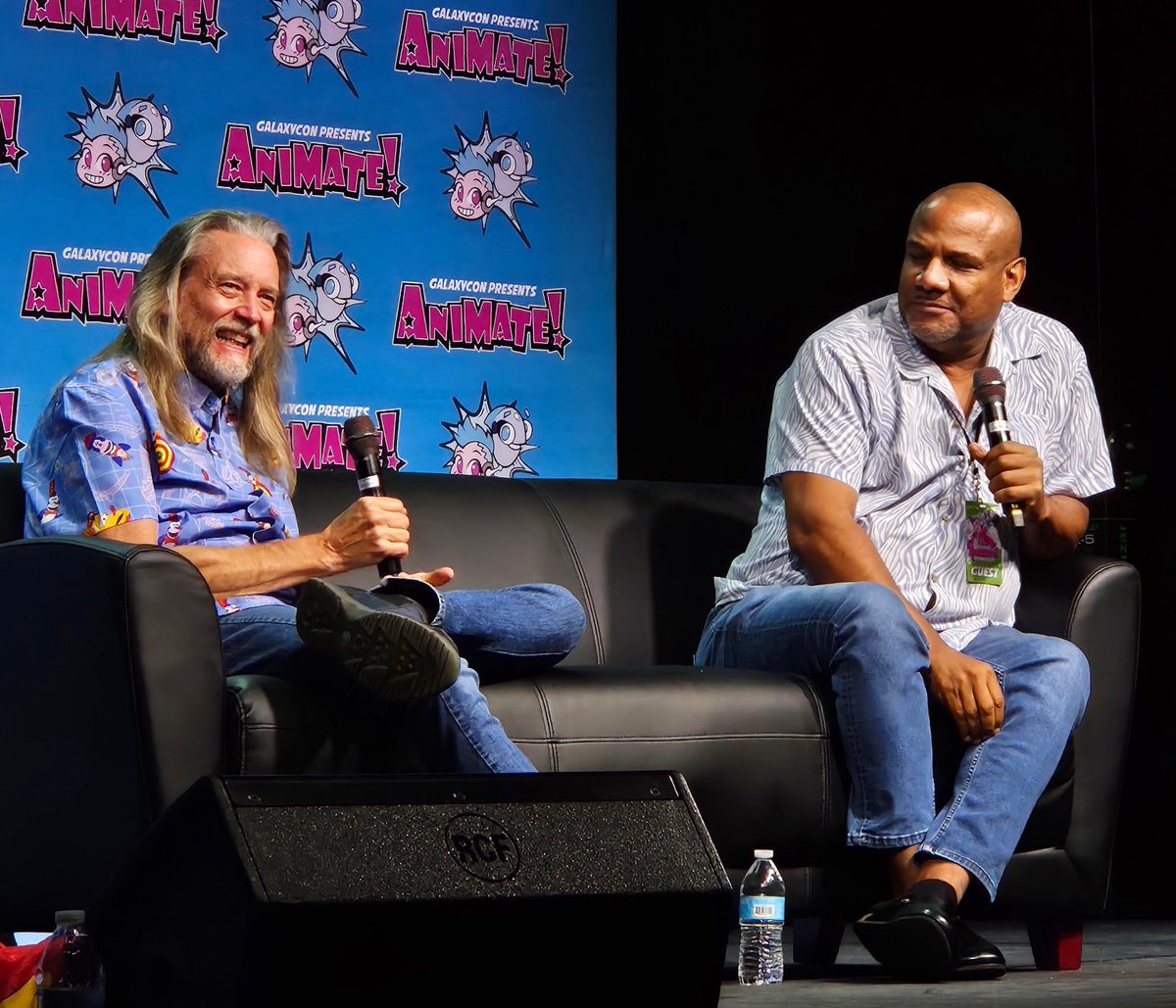 Steve Whitmire sporting our MuppetVision Cheap 3-D Tricks shirt at #AnimateOrlando