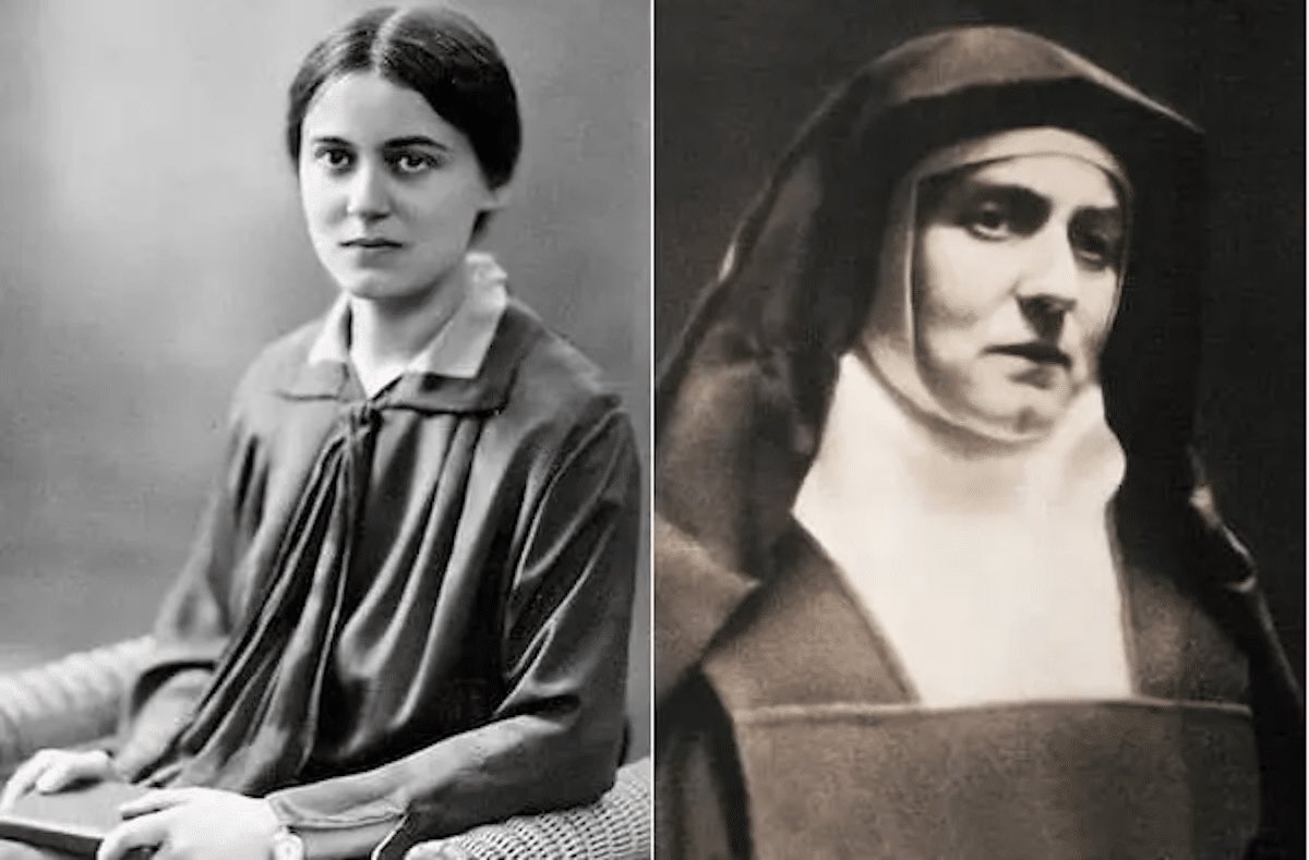 De judía a Católica

«Cuando Edith Stein abrazó el catolicismo, le preguntaron por qué se había convertido y abandonado el judaísmo, y ella respondió: "Yo busqué el amor. Y encontré a Jesús".»<a href="/UniCatolicos_es/">Universitarios Católicos</a> 

Sta Teresa de la Cruz, rogad por la conversión de los judíos.