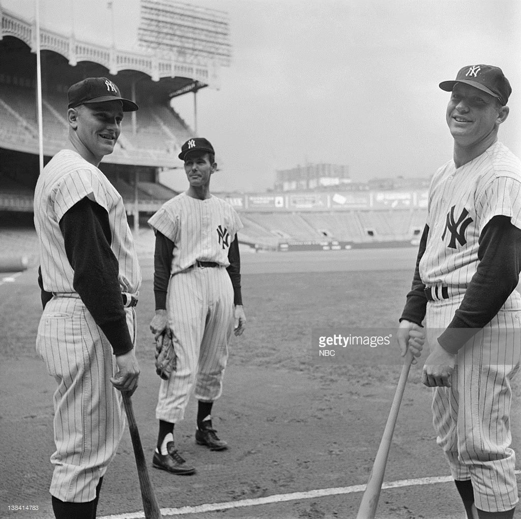 wplucey's tweet image. The forgotten Big Bopper of the 1960s New York Yankees: Johnny Carson (photo taken September 28, 1962).
Photo Credit: Getty Images