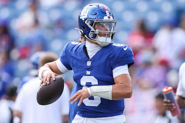 Robert Griffin III (@rgiii) on Twitter photo The New York Giants have to be happy with what they saw from <a href="/JaxsonDart/">Jaxson Dart</a>.
He made plays with his legs, manipulated the pocket to find throwing lanes and wasn’t afraid to let that dog hunt pushing the ball down the field. Great start for the Rebel.
12/19 for 154 yards 1 TD The New York Giants have to be happy with what they saw from <a href="/JaxsonDart/">Jaxson Dart</a>.
He made plays with his legs, manipulated the pocket to find throwing lanes and wasn’t afraid to let that dog hunt pushing the ball down the field. Great start for the Rebel.
12/19 for 154 yards 1 TD