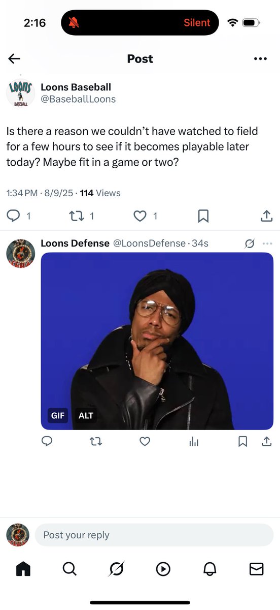 So… Nice to see you’re not dead <a href="/BaseballLoons/">Loons Baseball</a>! ☠️💀☠️