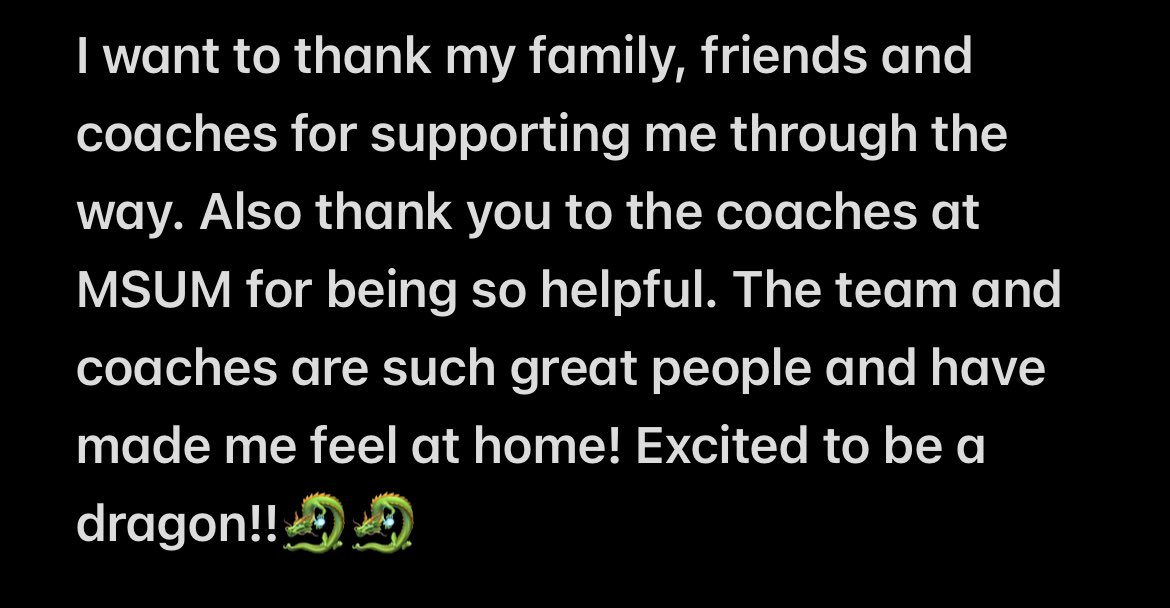 Eli Thompson (@e_thompson09) on Twitter photo Excited to make my decision and commit to <a href="/msum_football/">MSUM Dragon Football</a>!!!! <a href="/needhamchris_/">Chris Needham</a> <a href="/CoachLaqua/">Steve Laqua</a> <a href="/CoachTMJames/">Taylor M. James</a> <a href="/GFC_football/">GFC Football</a> Excited to make my decision and commit to <a href="/msum_football/">MSUM Dragon Football</a>!!!! <a href="/needhamchris_/">Chris Needham</a> <a href="/CoachLaqua/">Steve Laqua</a> <a href="/CoachTMJames/">Taylor M. James</a> <a href="/GFC_football/">GFC Football</a>