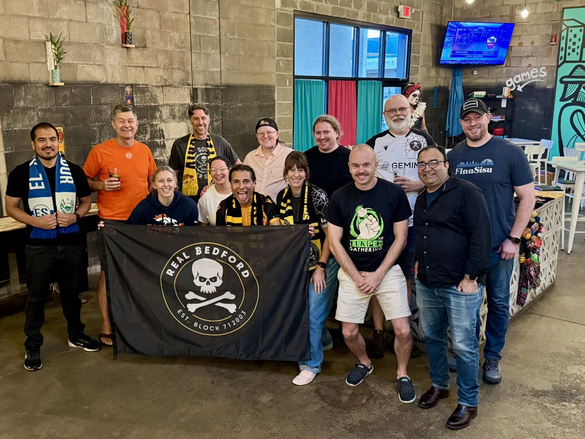 Opening day celebrations! <a href="/realbedford/">Real Bedford FC</a> with a 2-1 victory.