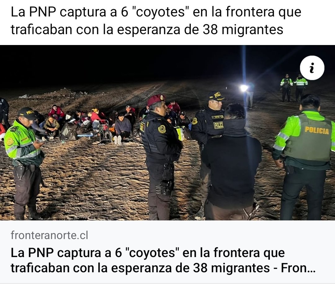 mientras tanto la policía peruana y fiscalía peruana haciendo la pega

aca en #chile esta bien dormidos las instituciones