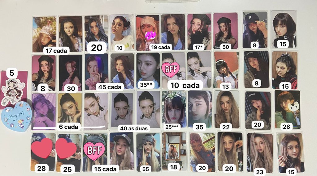 moyoyay's tweet image. VENDA VENDO DANIELLE NJZ

•Valor na imagem + frete (12)

•weverse não sai sozinho

•Mando videos dos card no pv

•prazo de envio: 2 semanas

•fbs no fixado em @moyoyay

• troco por hanni ou haerin 

🏷️ troca minji hyein newjeans nwjns njz