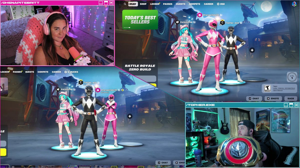 We're back on Fornite after a longggggg break because...well, Power Rangers, that's why!

twitch.tv/brittxtopherpl…