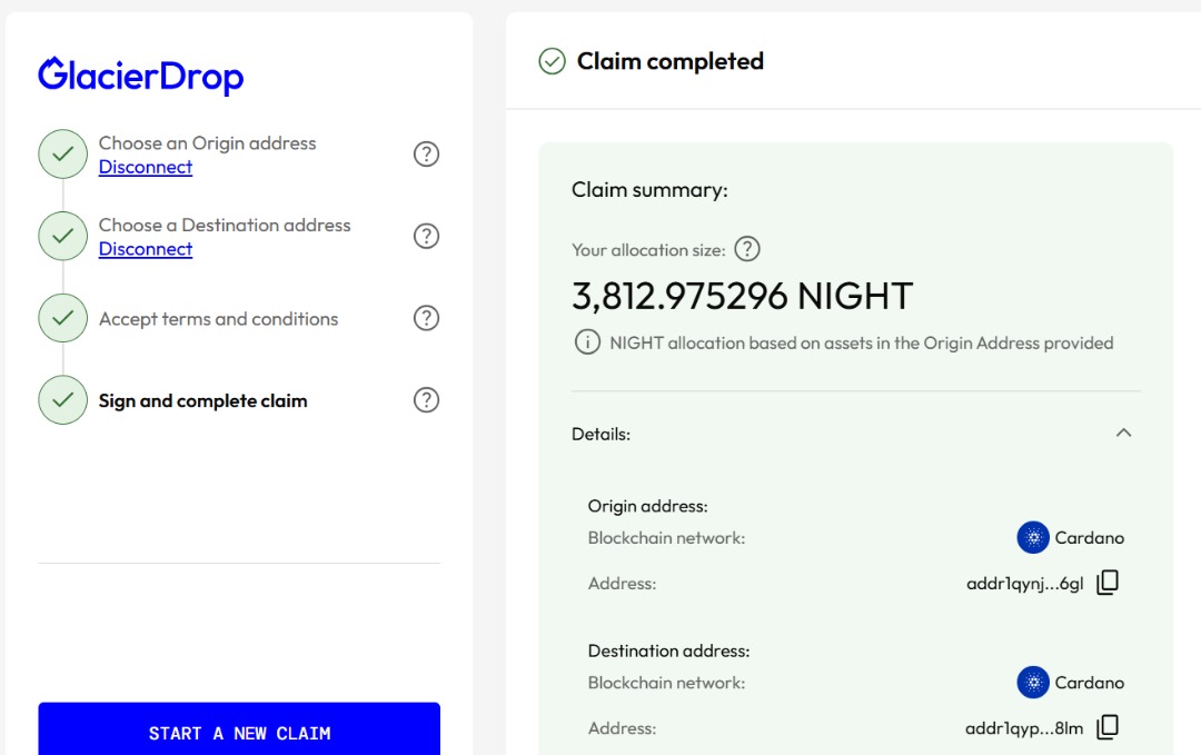 Have you claimed your #NIGHT tokens yet?
If you held ADA, BTC, ETH, SOL, BNB, AVAX, XRP, or BAT on the snapshot date (June 11, 2025), you eligible!
Don’t miss your chance ➡️ x.com/MidnightNtwrk/…

 #Midnight #Cardano #Bitcoin #Ethereum #Solana #AVAX #XRP