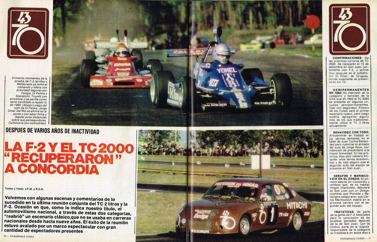 PatoG82's tweet image. #TC2000enConcordi #AutodromodeConcordia #YoyoMaldonado #JorgeOmarDelRio #AlbertoScarazzini #LuisDiPalma #JosePontoriero #EduardoSaenz #Dodge1500 #RevistaCorsa