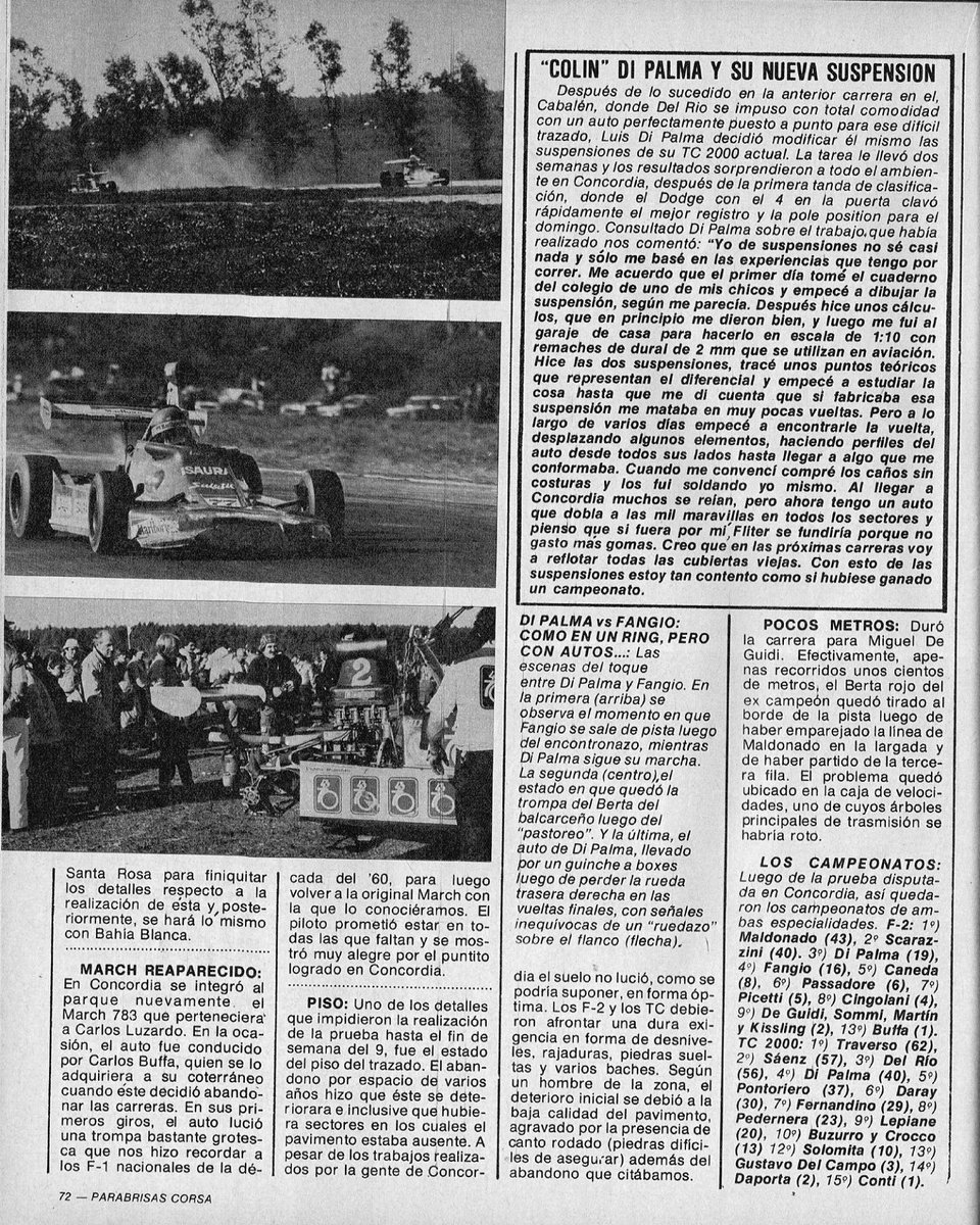 PatoG82's tweet image. #TC2000enConcordi #AutodromodeConcordia #YoyoMaldonado #JorgeOmarDelRio #AlbertoScarazzini #LuisDiPalma #JosePontoriero #EduardoSaenz #Dodge1500 #RevistaCorsa