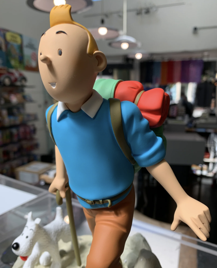 sausalitoferry's tweet photo. Off on another adventure 🎒🥾🍃⛅️
The Tintin Hiker Statuette From Destination Moon ➔ https://t.co/kC6oTFMR5z
#tintinetmilou #tintinadventures #tintincomicstrips #tintinfanart #hergé #adventuretime #moulinsart #sausalitoferry #sausalito #art #hiking #explore #adventure https://t.co/9z2Il8VGC5